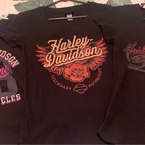 Harley-Davidson women’s tops, set of 3, size S